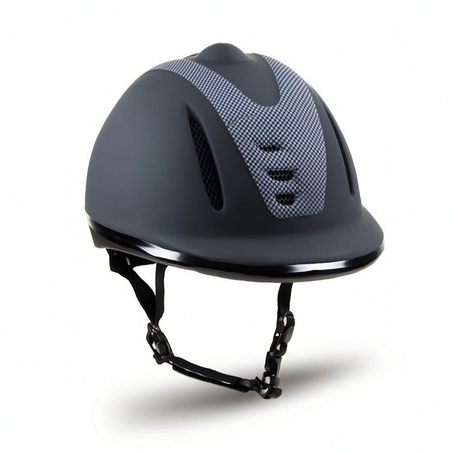Vented Riding Helmet with Visor Breathable Helmet Sunshade Lightweight Streamlined for Equestrians, Riders, L-picture-22