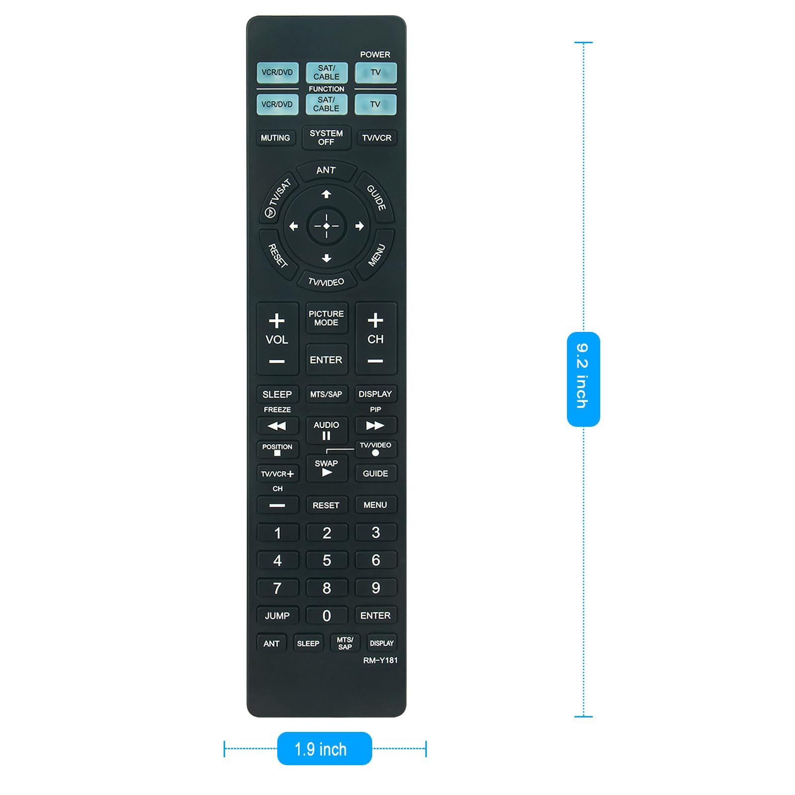 Amazon.com: RM-Y181 Replacement Remote Applicable for Sony FD