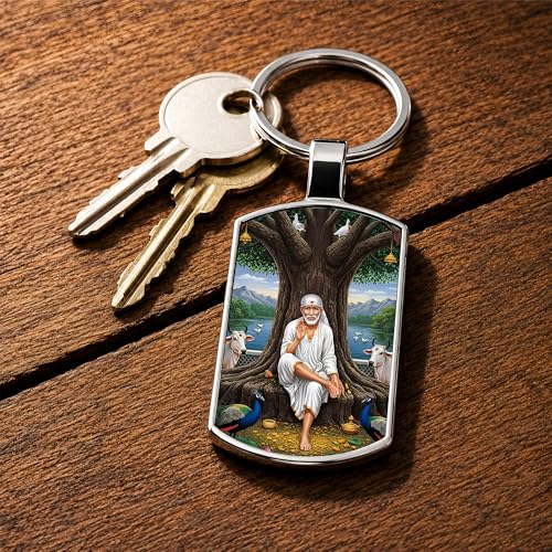 Image of Premium Printed Metal Keychain for Men & Women | High-Definition Artwork Print | Durable Key Ring for Car, Bike, Home & Office Keys | Stylish Decorative Key Holder Gift