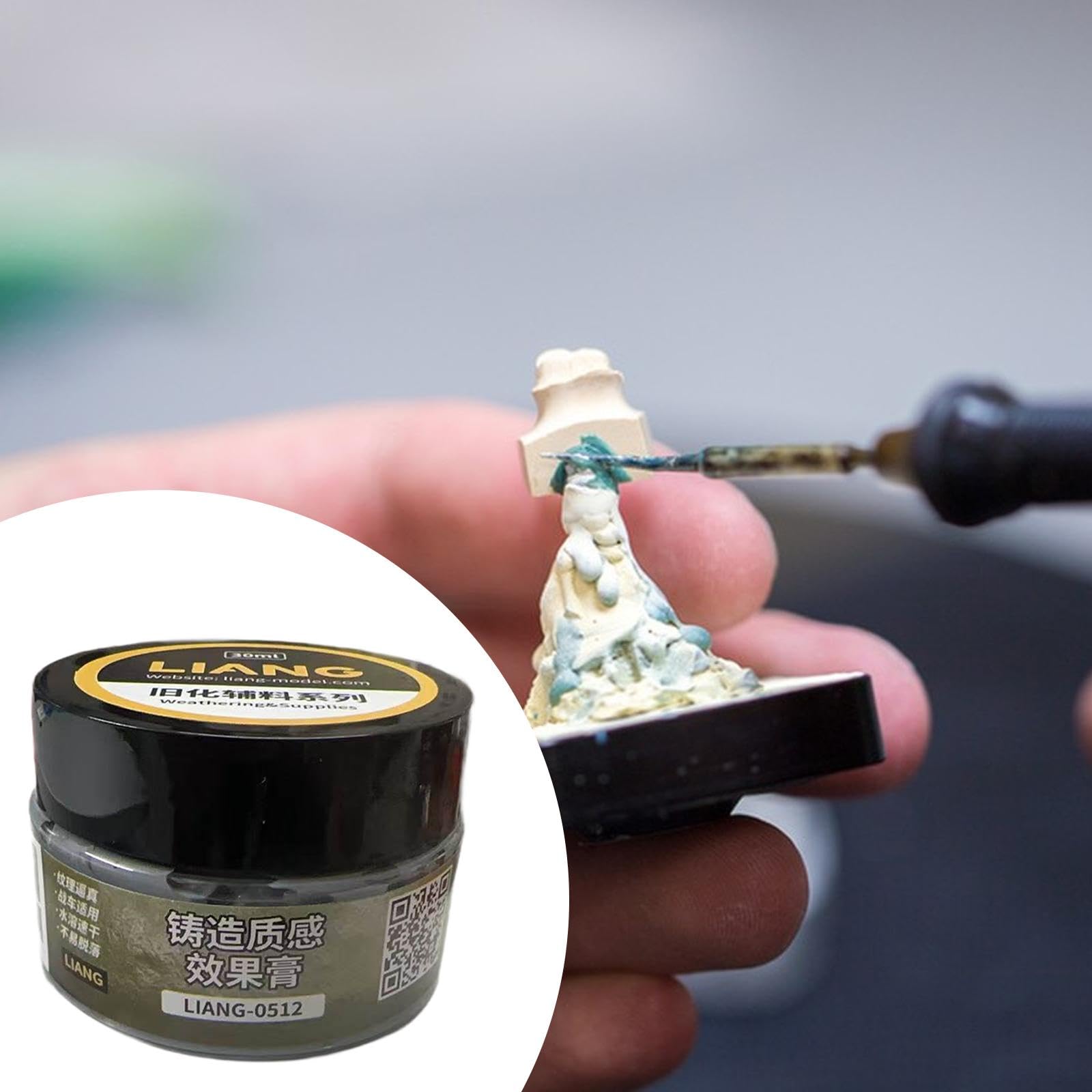 Colcolo Acryl-Modellierpaste mit Struktureffekt, professionell, multifunktional, hochdicht, dickflüssig für Steinbildhauerei und Kunsthandwerk