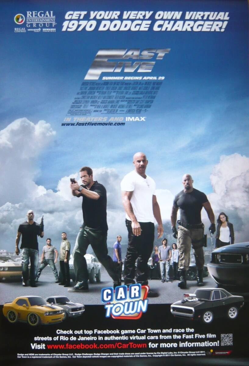 Amazon.co.jp: ワイルド スピード MEGA MAX US版オリジナルポスター