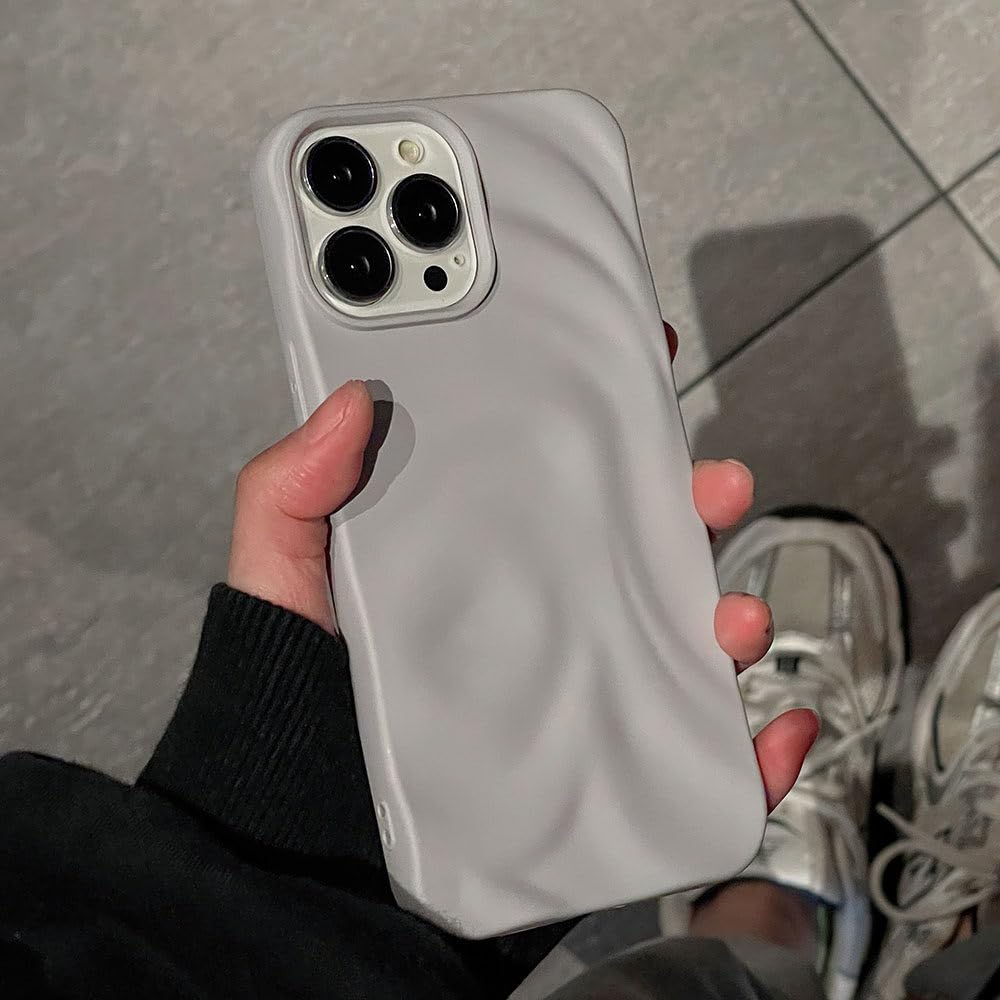 Coque silicone mat iPhone 12 Pro gris housse souple anti-choc - 5