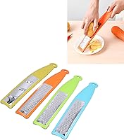 Vista 6 de Stainless Steel Vegetable Zester 4 - in - 1 Cheese Grater & Food Slicer Rustproof Kitchen Grater for Potatoes/Carrots/Cheese Ergonomic Handle