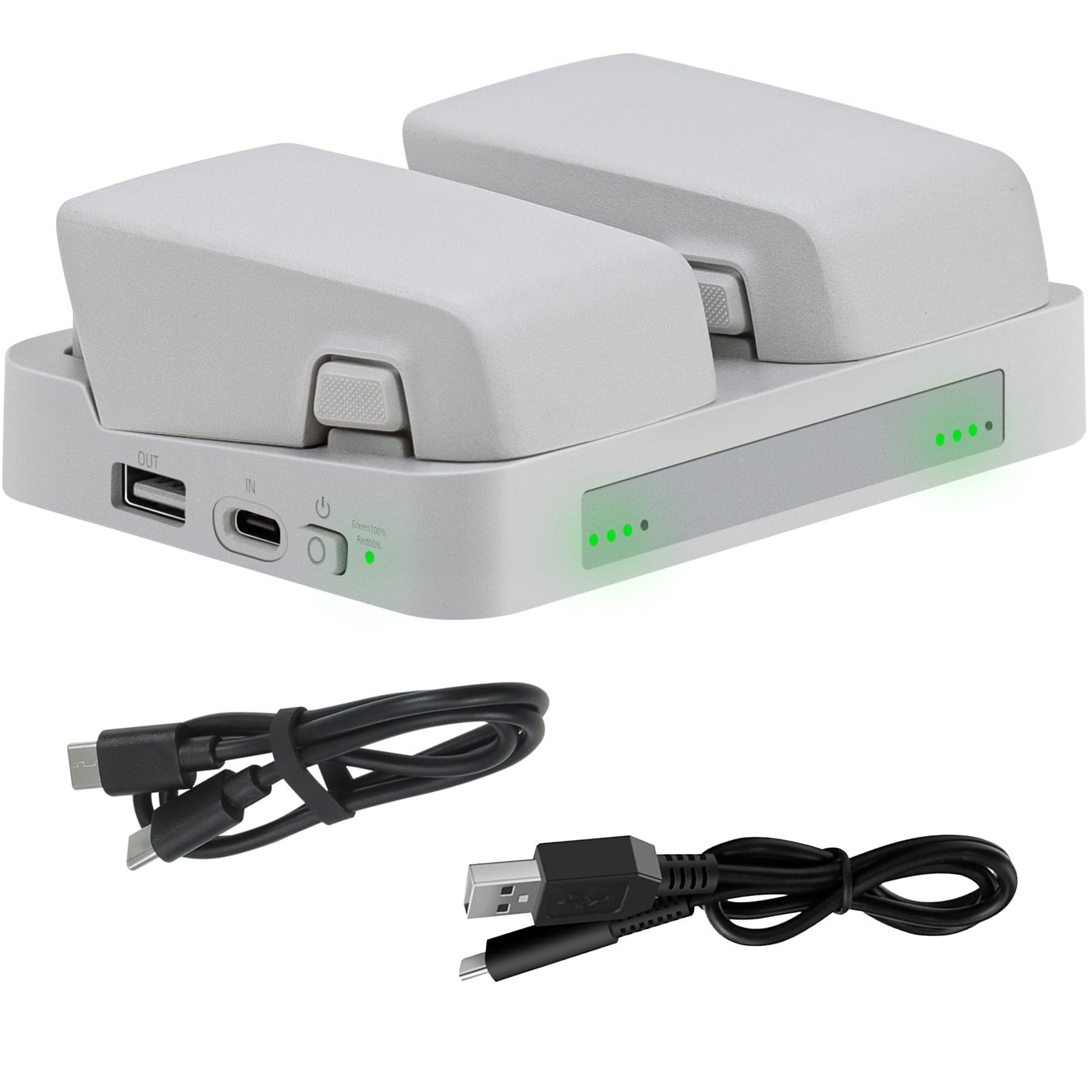 Dwukierunkowa ładowarka do DJI FLIP Dual Charging Hub Szybkie ładowanie 2 baterie Menedżer baterii Urządzenie konserwacyjne