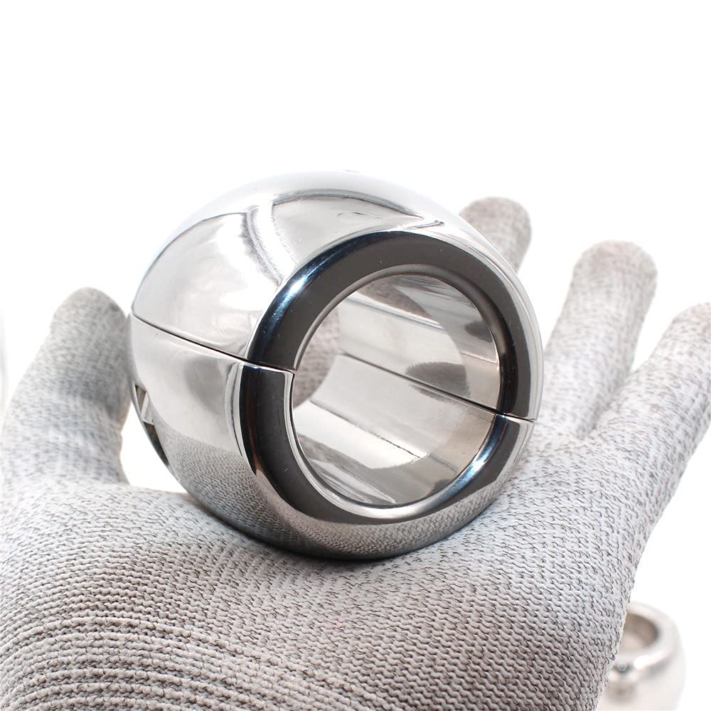 Edelstahl Cock Ringe Schwerer Hoden Ballstretcher Hodenring Erotik CBT Bondage-Ring Hodenstrecker SM Hodengewicht Hodenballstretcher Sexspielzeug für Männer (S)