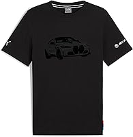Vista 13 de PUMA Hombres BMW MMS Essentials Motorsport Tee Casual Tops Casual - Negro