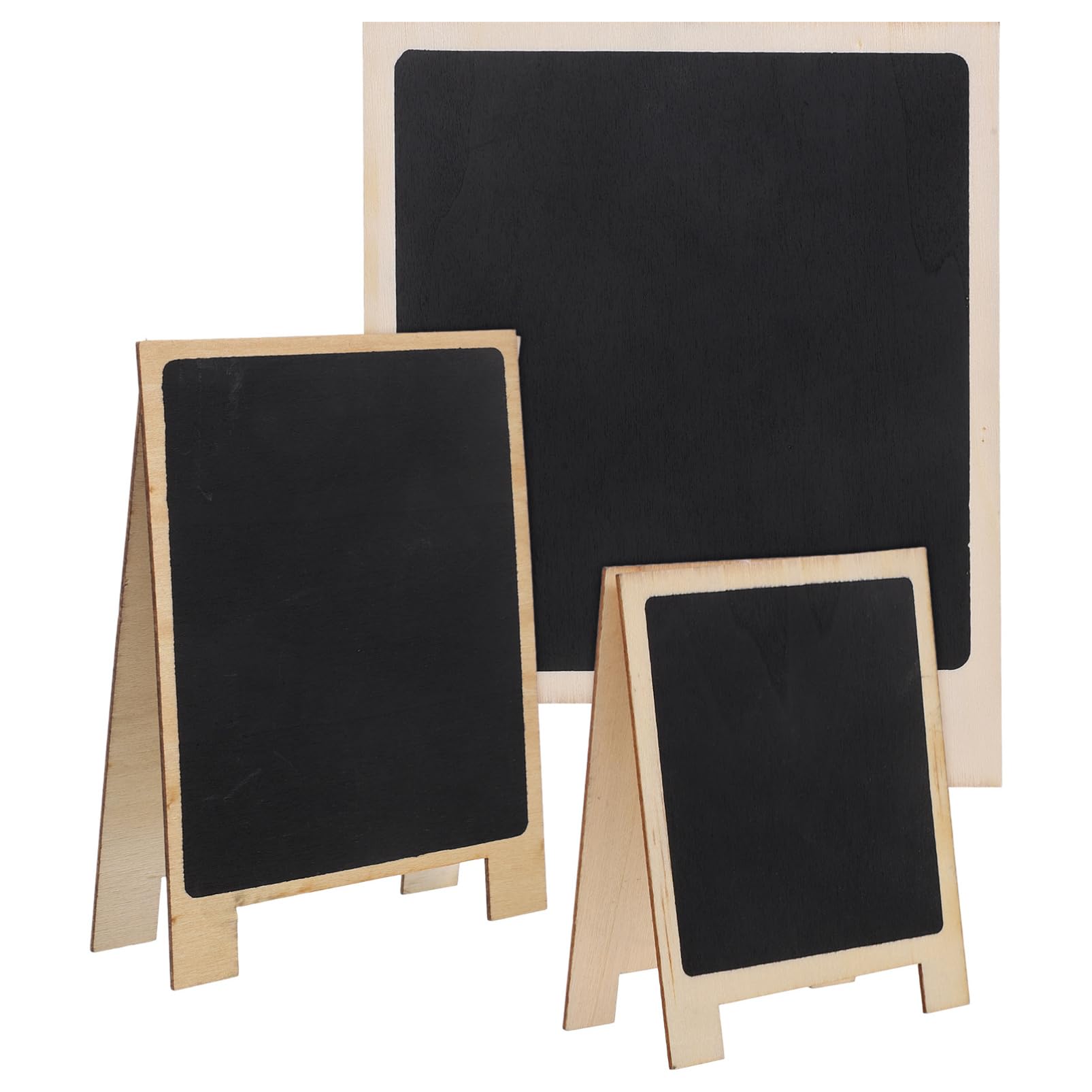 Lurrose 15stücke Teiliges Kleine Doppelseitige Schiefertafel Für Freistehende Mini-kreidetafeln Für Tischdekoration Beschriftungen Und Besondere Anlässe