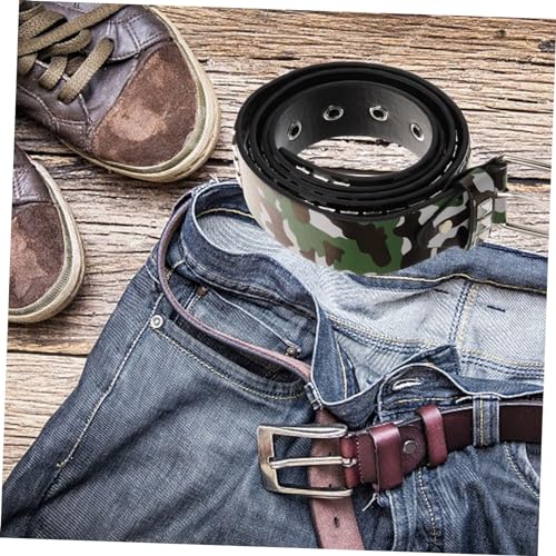 Men Adjustable Camouflage Belt for Casual Formal Wear Stylish Trouser Accessory for Gentlemen for Him Camouflage4