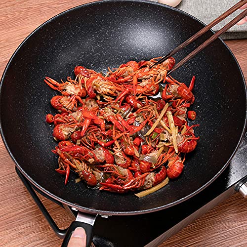 Wok de hierro fundido con tapa 30 cm miniatura 2