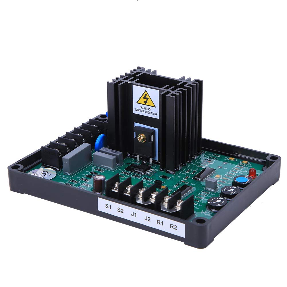 flexman Regulador de Voltaje Automático GAVR~15B, Regulador de Voltaje AVR de 170~264V CA 50/60Hz, Repuestos de Generador Sin Escobillas