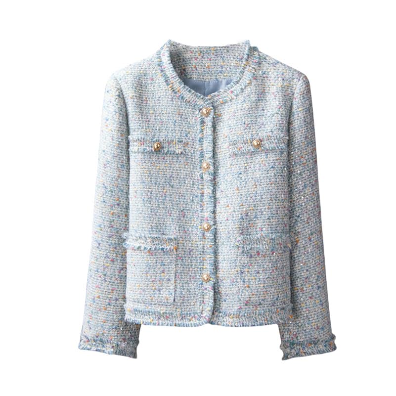 Veste en tweed beige femme pour ne plus hésiter entre confort et style