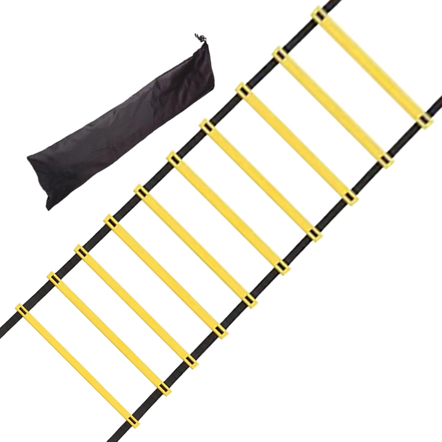 Speed Ladder,Quick Ladder for Training – Storage Bag Included Instant Set-up Exerciser for Sports Tennis Hockey Badminton Soccer Basketball Speed Ladder,Quick Ladder for Training – Storage Bag Included Instant Set-up Exerciser for Sports Tennis Hockey Badminton Soccer Basketball
