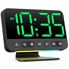 Digital Alarm Clock with Large Numbers for Bedrooms: Bold Display Readable Across The Room with 5 photo Digital Alarm Clock with Large Numbers for Bedrooms: Bold Display Readable Across The Room with 5