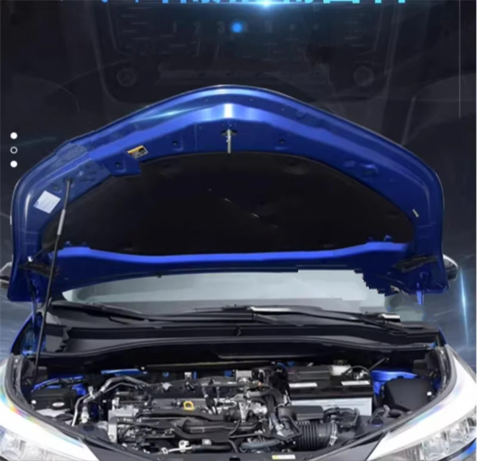 do Toyoty dla Chr 2018-2022 osłona silnika samochodowego dźwięk ciepła ogień bawełniana osłona