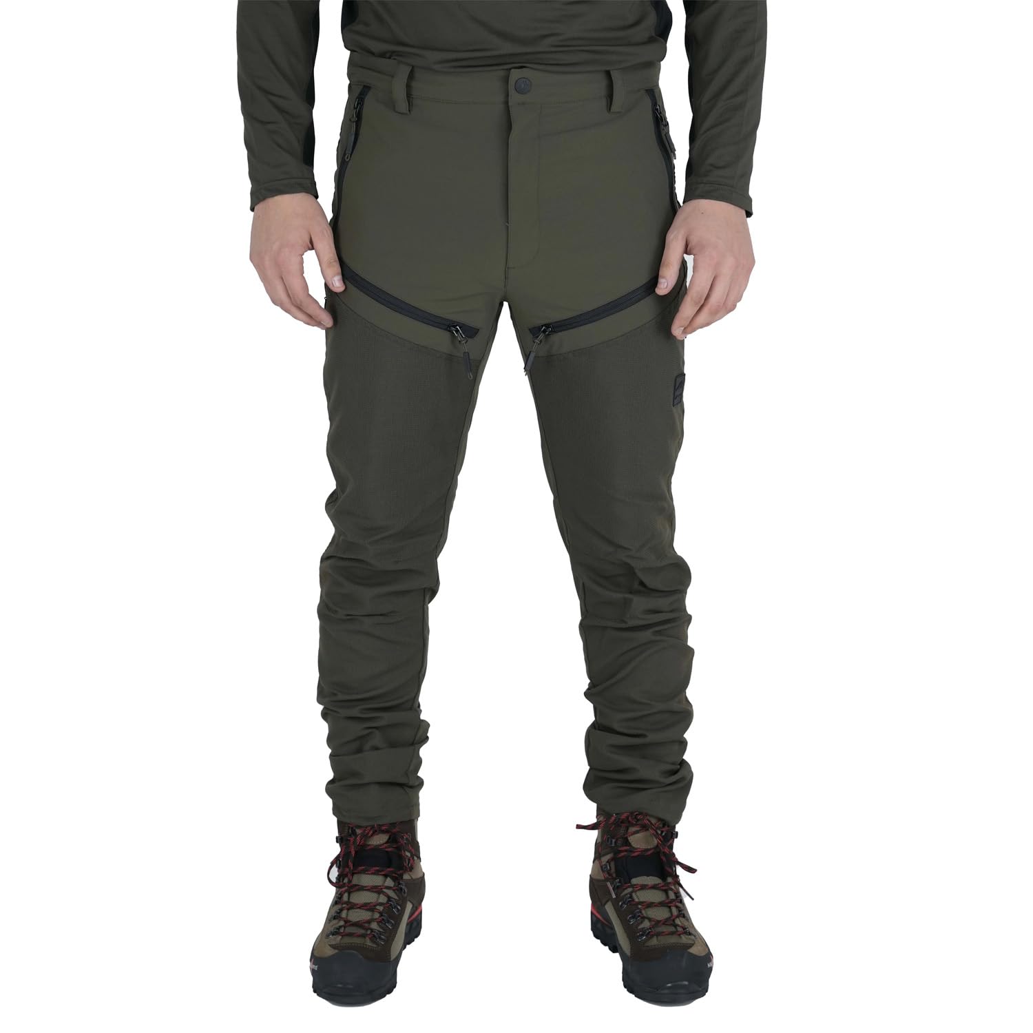 fratelliditalia.org Pantalone Tecnico da Caccia Ergonomico Elasticizzato con Rinforzi MTex Pantalone Uomo
