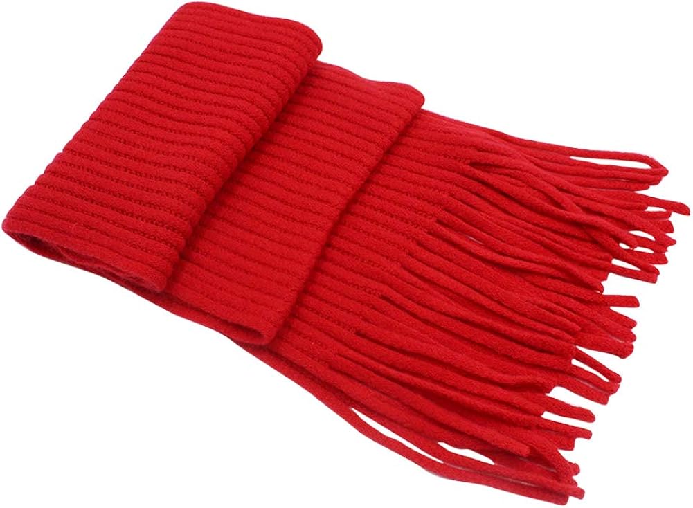 Baby Kids Knitted Tassel Winter Scarf Soft Warm Neck Warmer Wrap Shawl for Boys Girls: Clothing, Shoes & Jewelry