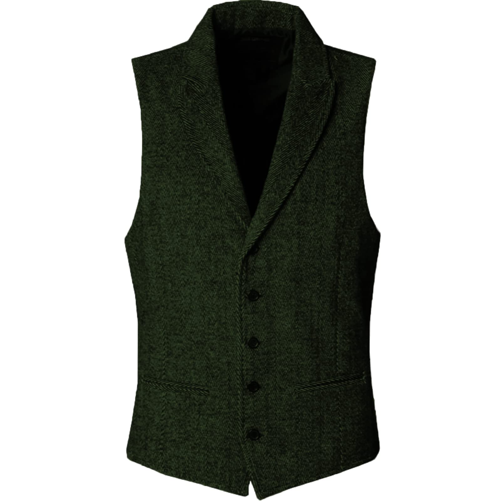 Herren Anzugweste - Männer Revers Anzug Weste Casual V-Ausschnitt Classic Trauzeugen Business Formale Weste Einreihig Ärmellose Kleidung
