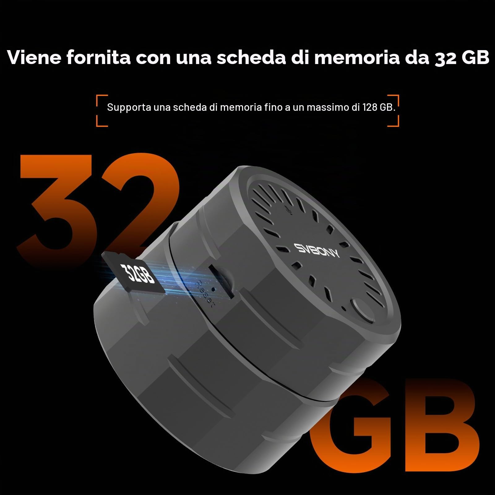 Svbony SC002 WIFI Telecamera per Cannocchiale, Telecamera Digiscoping Wireless HD 1080P con Zoom, Diametro Compatibile dell'oculare 37 mm-56 mm, Interfaccia Tipo-C con scheda TF da 32 GB