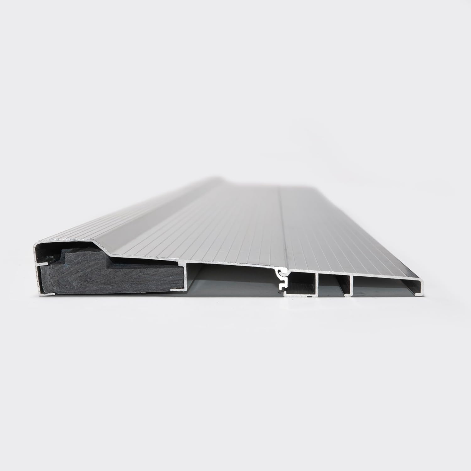 Premium-Grade Aluminum Door Threshold, Mill Finish - Clear. Crafted to Meet fire Safety Standards for Both Commercial and Residential use. high-Grade Threshold Easy Installation (Extension 36")