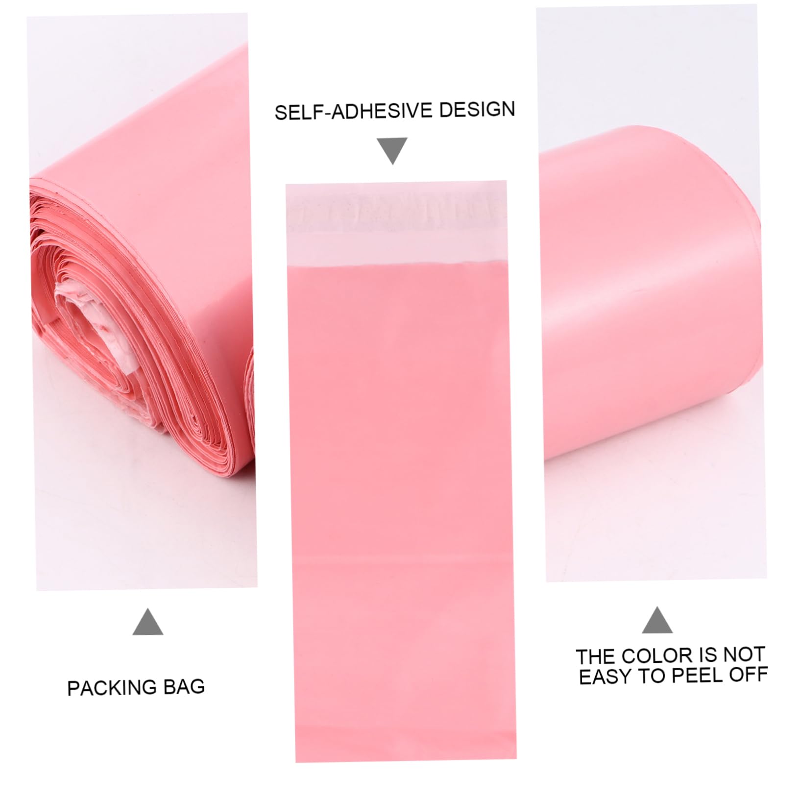 Uonlytech 4 Set Borsa Corriere Rosa Spedizioni Postali Simpatici Bollettini Postali Chiaro Buste Per Spedizioni Buste Spedizione Borsa Logistica Borse Di Materiale 200 Pezzi*4