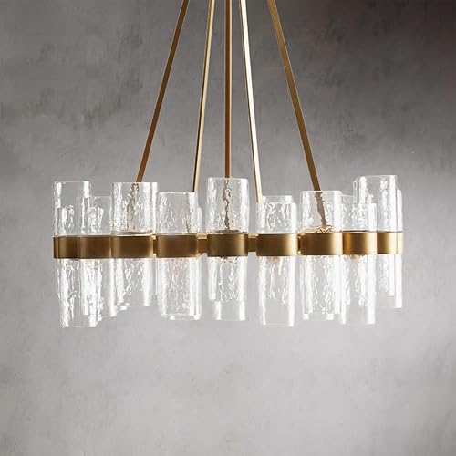 Penni - Candelabro de cristal reciclado latón