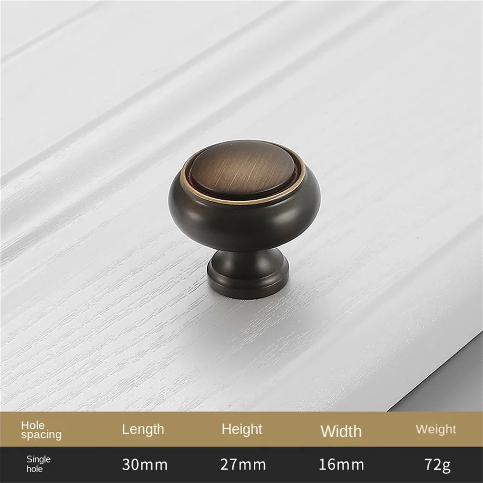DFLPBHAV Cabinet Handle Black Vintage Wardrobe Door Gold Brass Modern Bronze Bronze Handle 1Pcs(Pink)