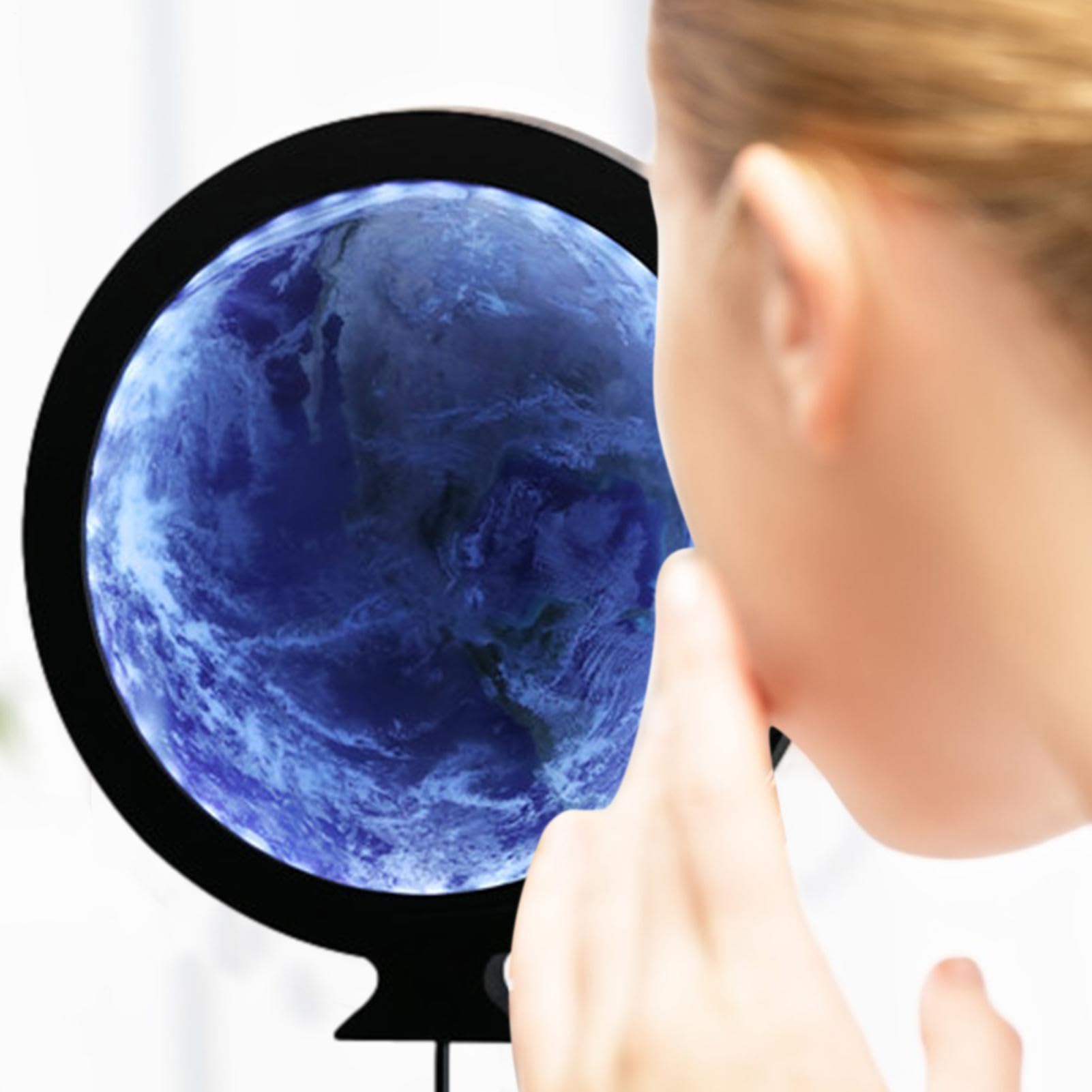 Specchio trucco con Lampada Notturna Decorativa Leggera Arredamento della | Specchio Illuminato per camera da dormitorio soggiorno tavolo piano di appoggio fidanzata moglie