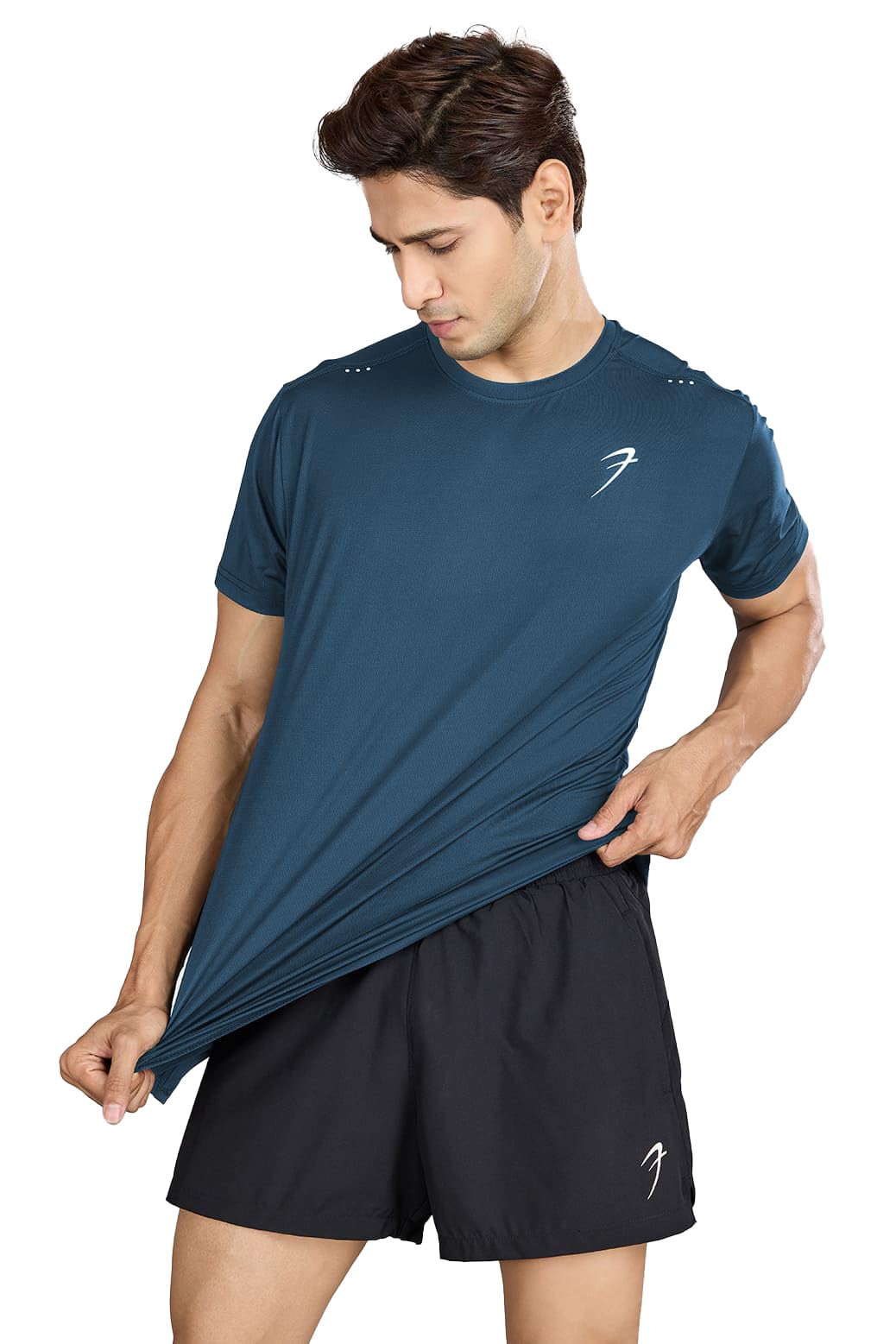 FUAARK Laser Cut Running Tshirt Sports and Gym Slim Fit Men's T-Shirt-picture-33
