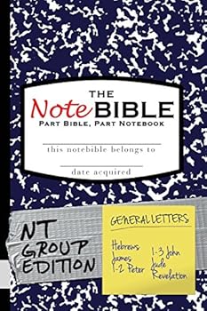 Paperback The NoteBible: Group Edition - New Testament General Letters Book