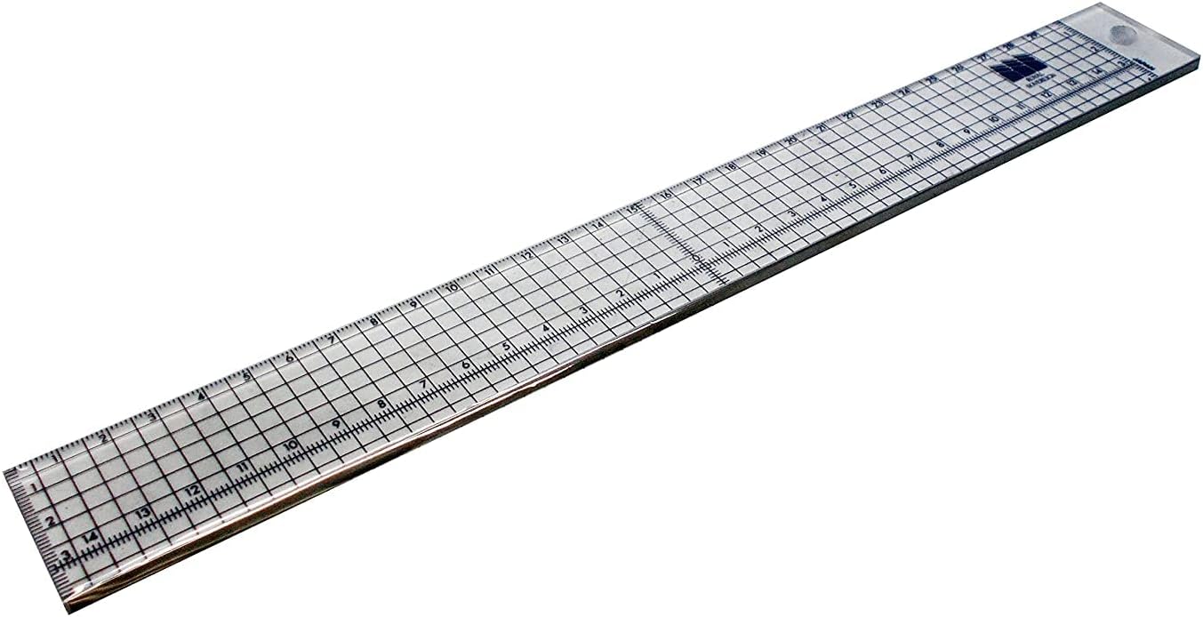 Amazon.com : West Design Products 30 cm Gridded Ruler : Office Products