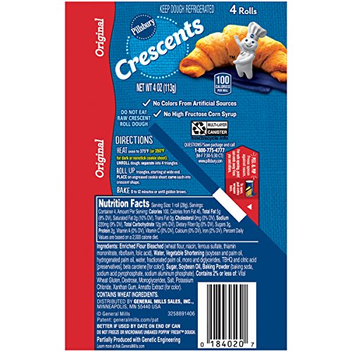 Pillsbury Original Crescent Rolls 4 Ct Buy Online In Albania At Desertcart