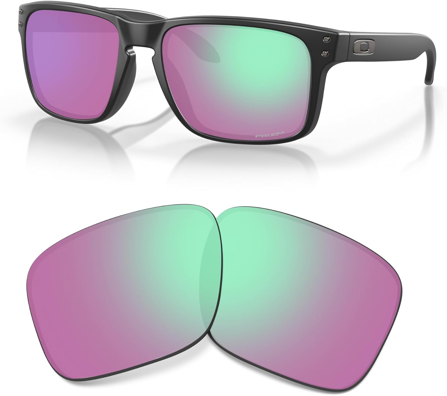 OAKLEY Original Holbrook OO9102 Replacement Lenses+ Bundle Microfiber Pouch -FRAMES NOT INCLUDED