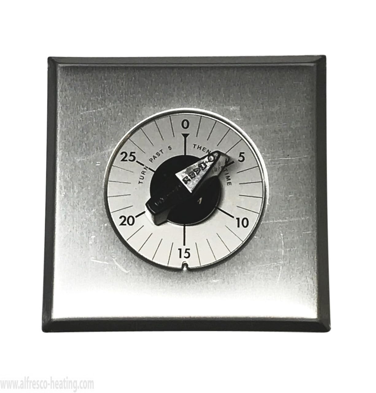 Marktime 72146AB Thirty Minute High-Amp Timer, Stainless Steel