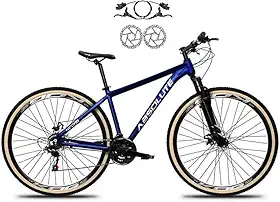 Bicicleta Aro 29 Absolute Nero 5 Alumínio 24v Freio a Disco Hidráulico(óleo) Garfo Suspensão Pneus com Faixa