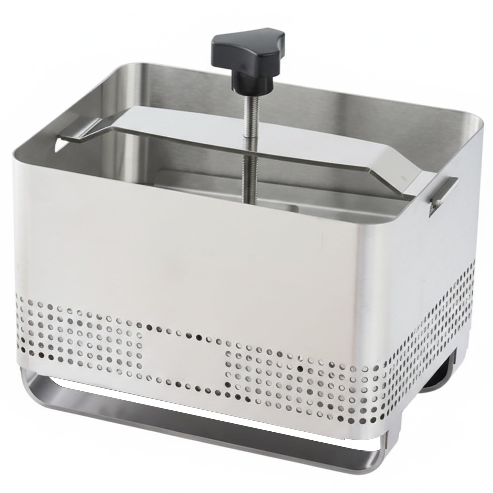 AwnsIMfreien Tofu Press Stainless Steel, Tofu Press Stainless Steel - Fast & Easy Homemade, Paneer & Cheese Kit, Includes Drip Tray & Cloth, L, Mold