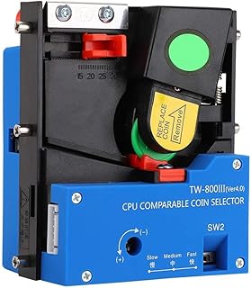 Coin machine, TW-800 lll CPU Upright Comparable Type Coin Selector Coin Acceptor for Large-scale Games