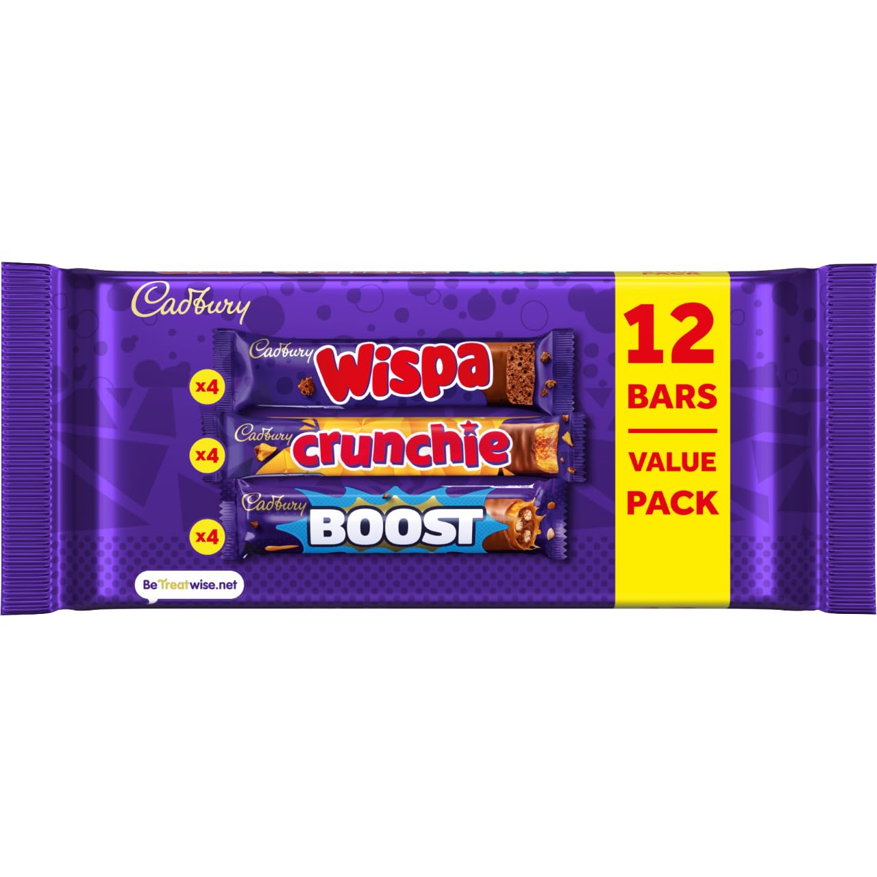 Cadbury Mixed Chocolate Bar Value Pack, 347.2 g Total (Pack of 1)