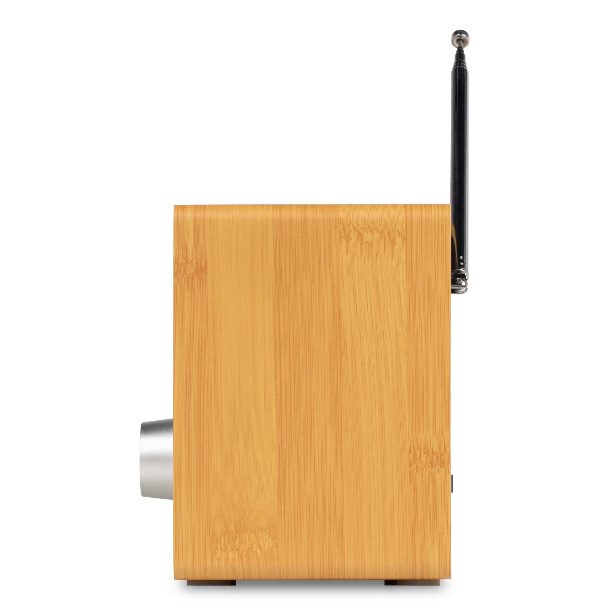 Audizio Cosa Radio Internet Wi-FI Dab+ FM BT 5.2 Bambou, Radio Numérique Compacte 30 W avec Écran Couleur 2,4", Plus de 32 000 Stations, Réveil, Entrée AUX et Sortie Casque
