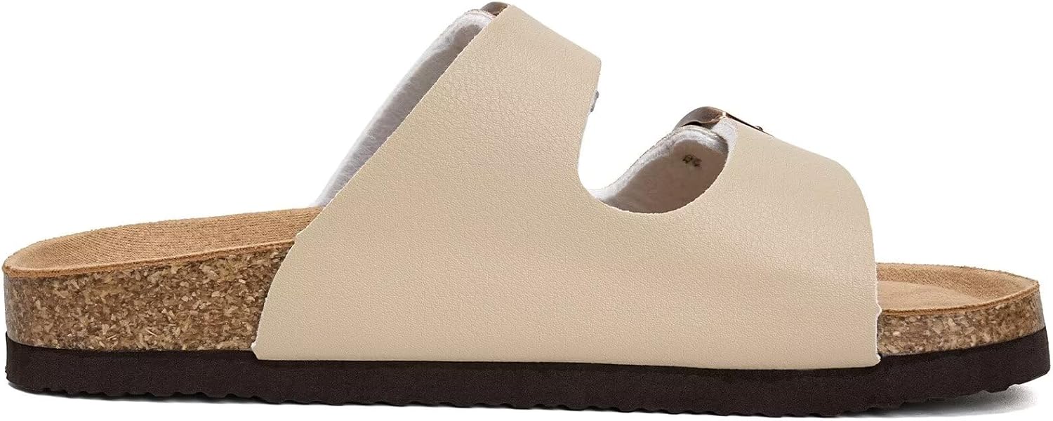 Torotto Kids Sandals Boys Girls Slide Summer Non-slip Cork Glitter Toddler Slippers with Adjustable Straps for Indoor & Outdoor - Image 2