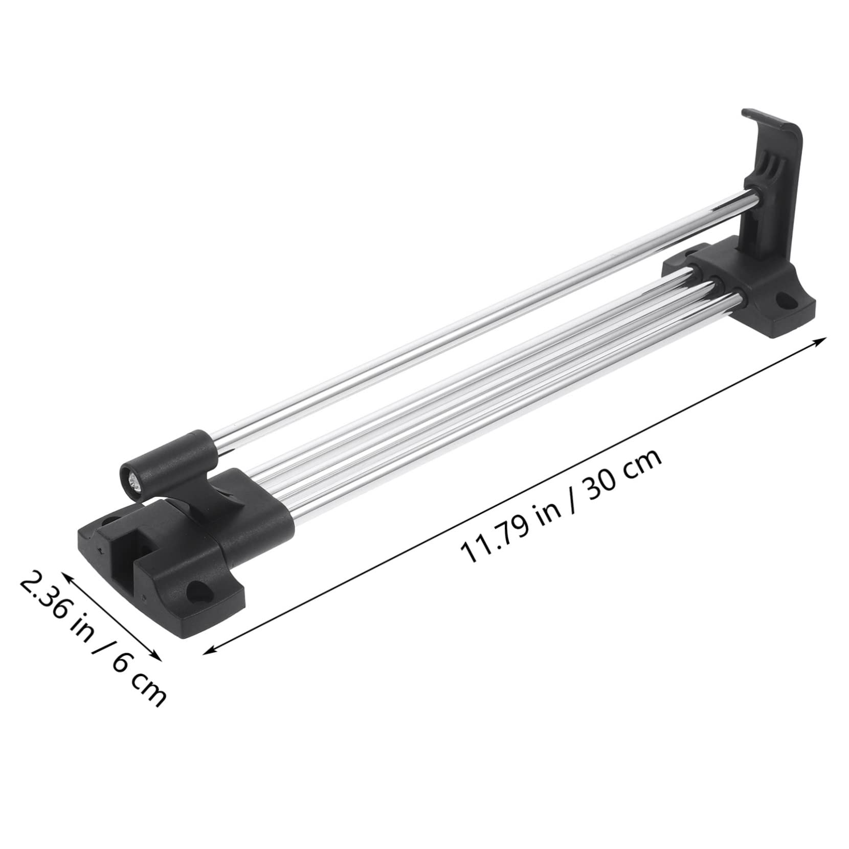 ULDIGI Wardrobe Hanger Heavy Duty Hanger Heavy Duty Curtain Rods Armoire Wardrobe Closet Clothes Rail Adjustable Closet Rod Wardrobe Rail Rod Hangers Heavy Duty Shelf with Stainless Steel