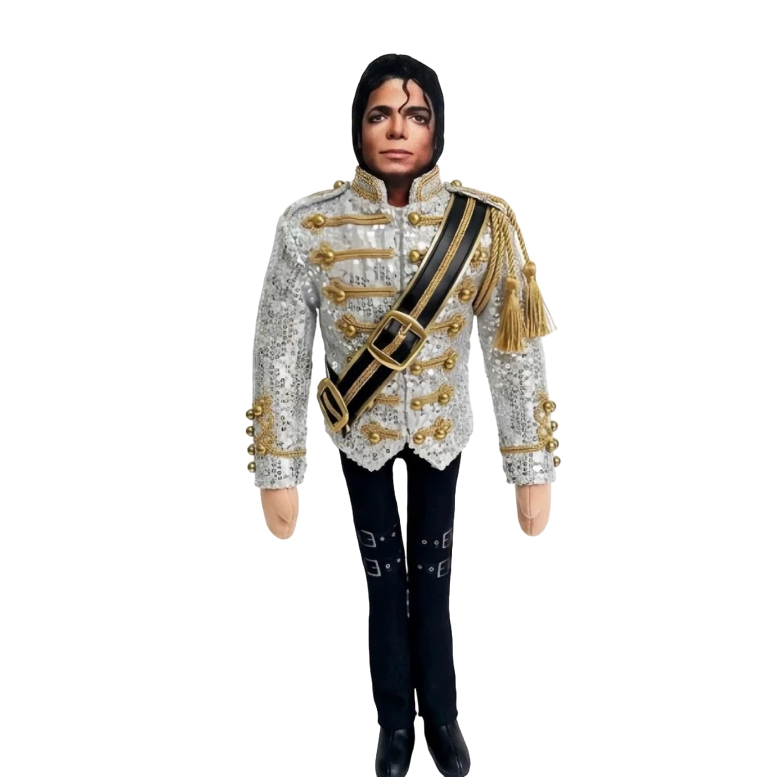Michael Doll Mj Plush Toy Pillow King of Music Plushies Pop Star Cartoon Plushie