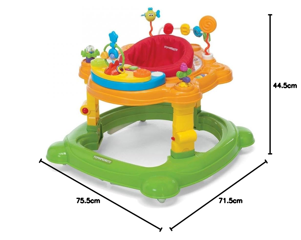 Foppapedretti Playgio Girello, per Bambini da 6 mesi fino a 12 Kg, Multicolore