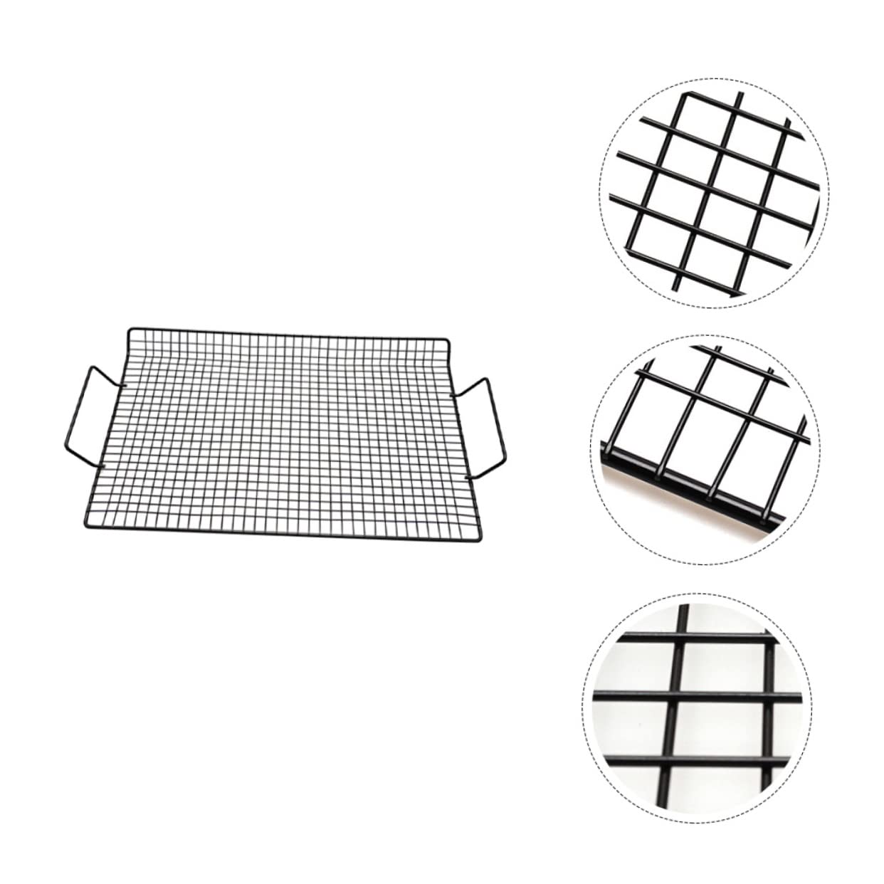KICHOUSE Grill Rack Net Bbq Wire Rack Non-stick Grill Net Bbq Grate Ideal for Outdoor Cooking