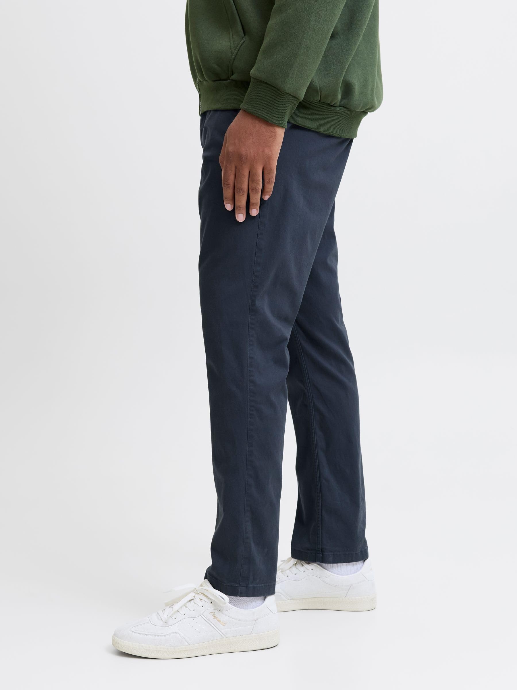 JACK & JONES Jpstmarco Jjdave Lc Noos Pls - spodnie chino Mężczyźni