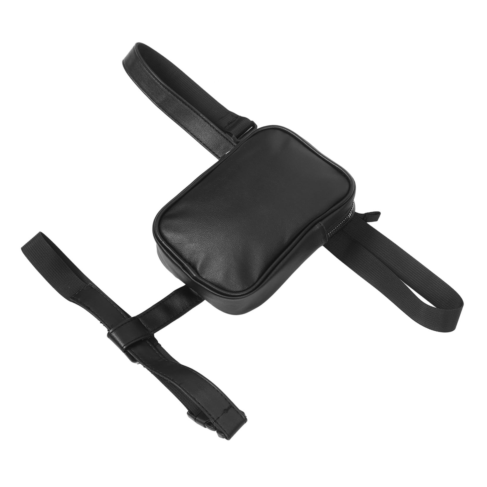 LIFKOME sportivo da gamba custodia del telefono manica del telefono gamba custodia da gamba per cellulare borsa da gamba per telefono sportivo da gamba pu Black