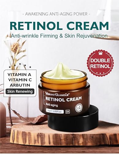 Miniatura 2 de Retinol Crema facial antienvejecimiento y esencia, envejecimiento, crema, suero reafirmante antienvejecimiento, (crema), 1.0 onzas
