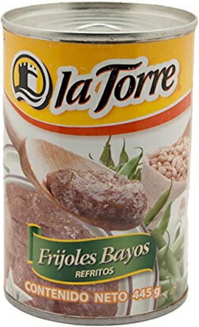 Latore Frijoles Refritos Canned 15.6 oz 445 g x 4 Piece Set FRIJOLES REFRITOS la Torre