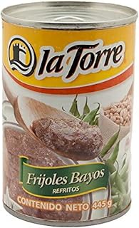 ラトーレ フリホーレス レフリートス 缶詰 445g×4個セット FRIJOLES REFRITOS la Torre