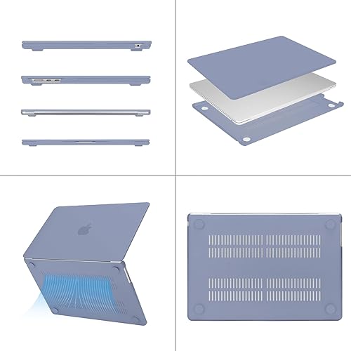 Miniatura 9 de MOSISO Funda compatible con MacBook Air de 15 pulgadas 2023 2024 Release M3 A3114 M2 A2941 con pantalla de retina líquida e identificación táctil,