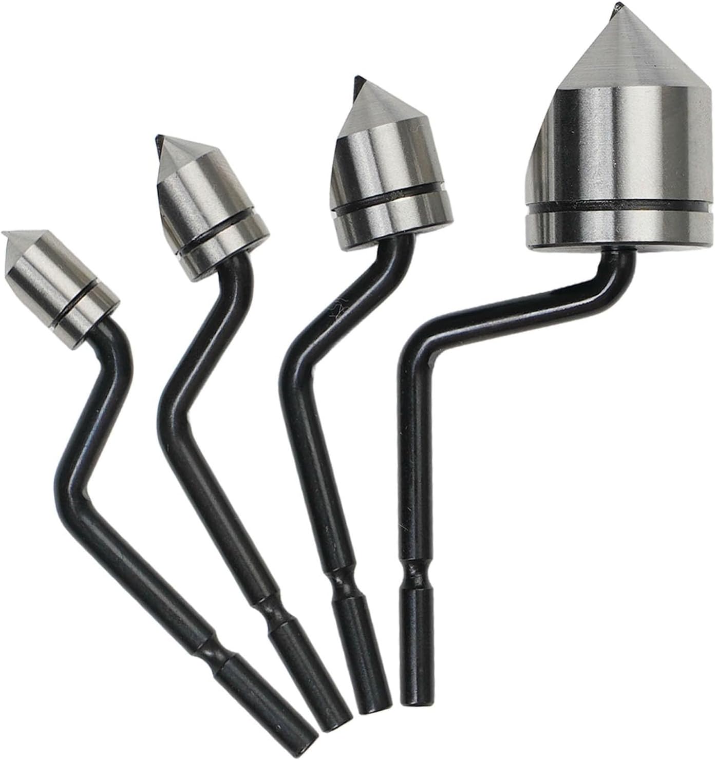Deburring Tool Set for NB1000 Handle and BC6301/BC8301/BC1041/BC1651 Chamfer Cutter Heads, M2 High Speed Steel Countersunk Blades for Metal Plastic Edge Trimming(4pcs)